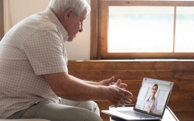 senior using Glencroft Telemedicine