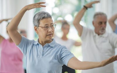 woman enjoying one of the many hobbies for seniors, tai chi