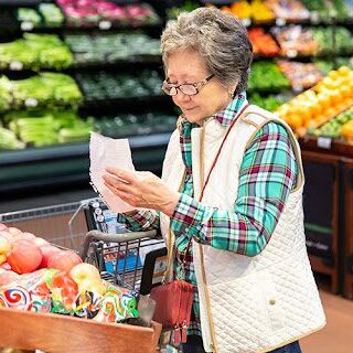 grocery store shopping with senior discounts saves more budget