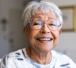 senior woman in Glencroft Center for Modern Aging Memory Care program