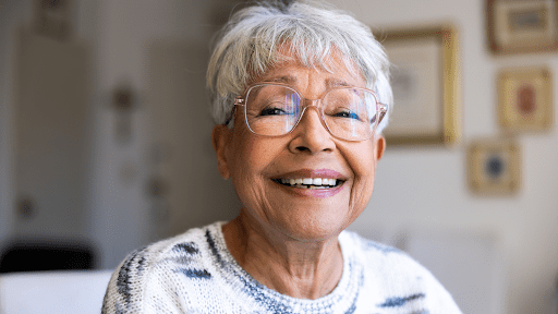 senior woman in Glencroft Center for Modern Aging Memory Care program