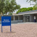 Bezos Academy Sahuaro Glenn sign on Glencroft campus in Glendale Arizona