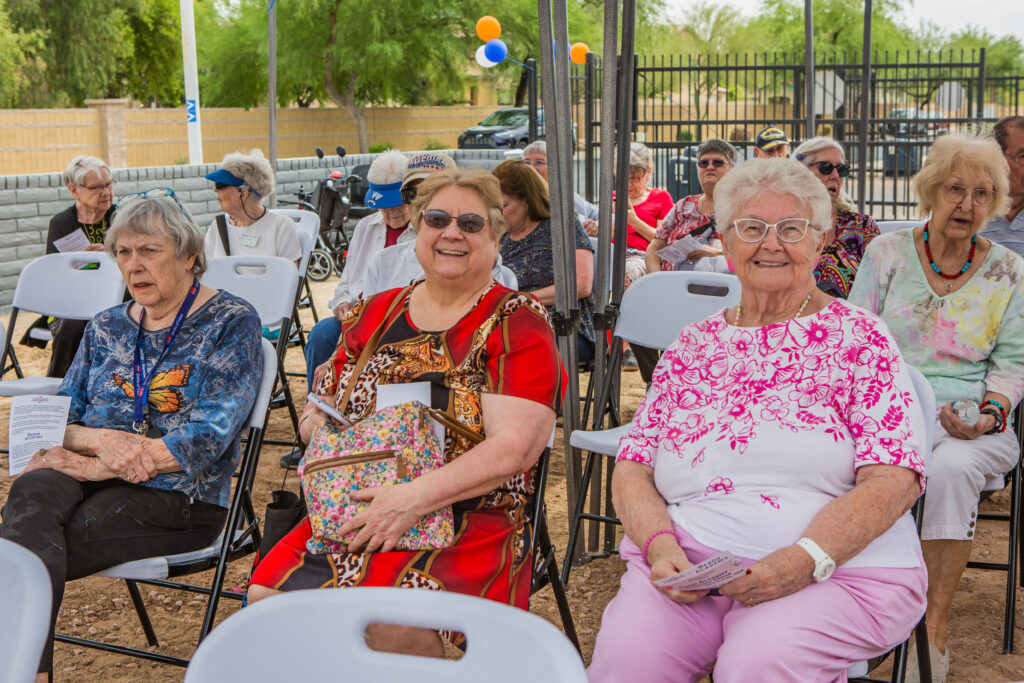 Glencroft residents attending Bezos Academy ribbon cutting event in Glendale Arizona