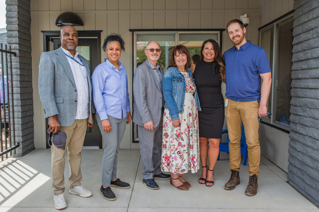 Glencroft leadership and partners at Bezos Academy opening ceremony